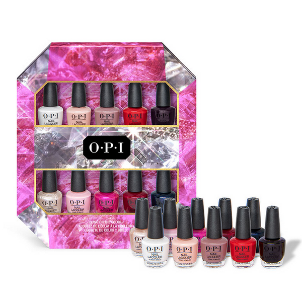OPI Nail Lacquer, 10pc Mini Pack of Iconic Shades Gift Set, Up to 7 Days of  Wear, Chip Resistant & Fast Drying, Holiday 2023 Collection, Terribly Nice,  (10x 3.75ml) : Amazon.com.au: Beauty