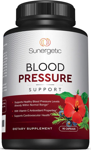 Premium Blood Pressure Support Supplement  90 Capsules