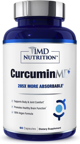 1MD Nutrition CurcuminMD Plus 285x More Absorbable 60 Capsules