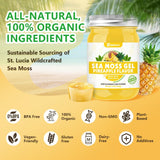 UPNEUTRI Sea Moss Gel Pineapple Flavored