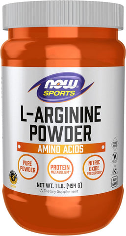 NOW Sports Nutrition, L-Arginine Powder, Nitric Oxide Precursor, Amino Acids