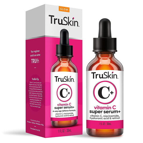 TruSkin Vitamin C-Plus Super Serum – Anti Aging Anti-Wrinkle Facial Serum 1 fl oz