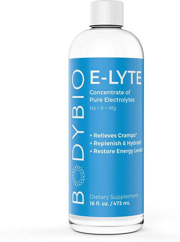 BodyBio Electrolytes Liquid for Hydration - 16 oz Concentrate