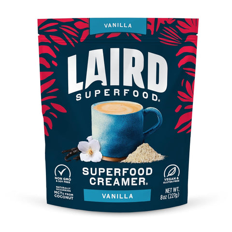 Laird Superfood Non-Dairy Original Superfood Vanilla Coconut Powder 8 oz