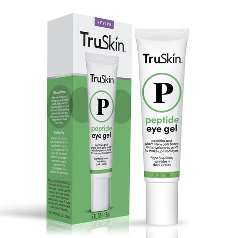 TruSkin Peptide Eye Gel – Minimize Lines & Brighten Eye Area 0.5 fl oz
