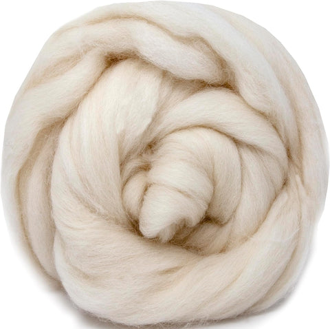 Wool Roving. Super Soft BFL Combed Top Pre-Drafted