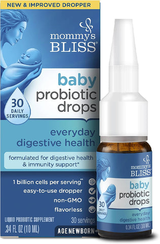 Mommy's Bliss Baby Probiotic Drops, Daily Gas,  Colic Symptom Relief