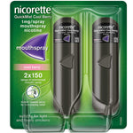 Nicorette Quickmist Mouthspray Duo Pack Cool Berry 1 mg (Stop Smoking Aid)