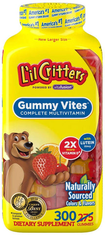 Lil Critters Gummy Vites Multi Vitamin & Mineral Formula, 300 Gummies